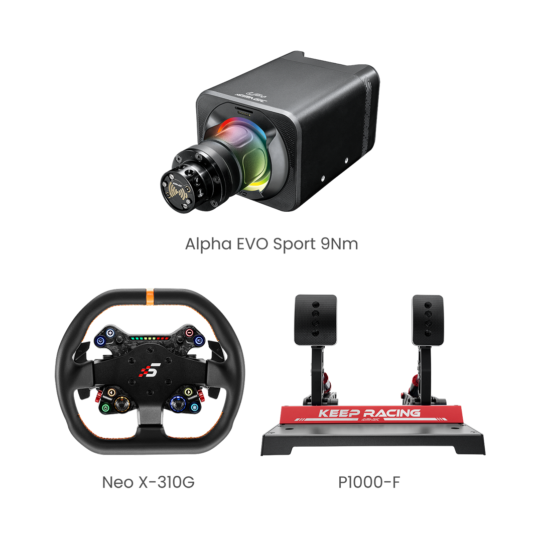 Simagic EVO Sport 9Nm Base 3-Piece Bundle (Pre-Order)