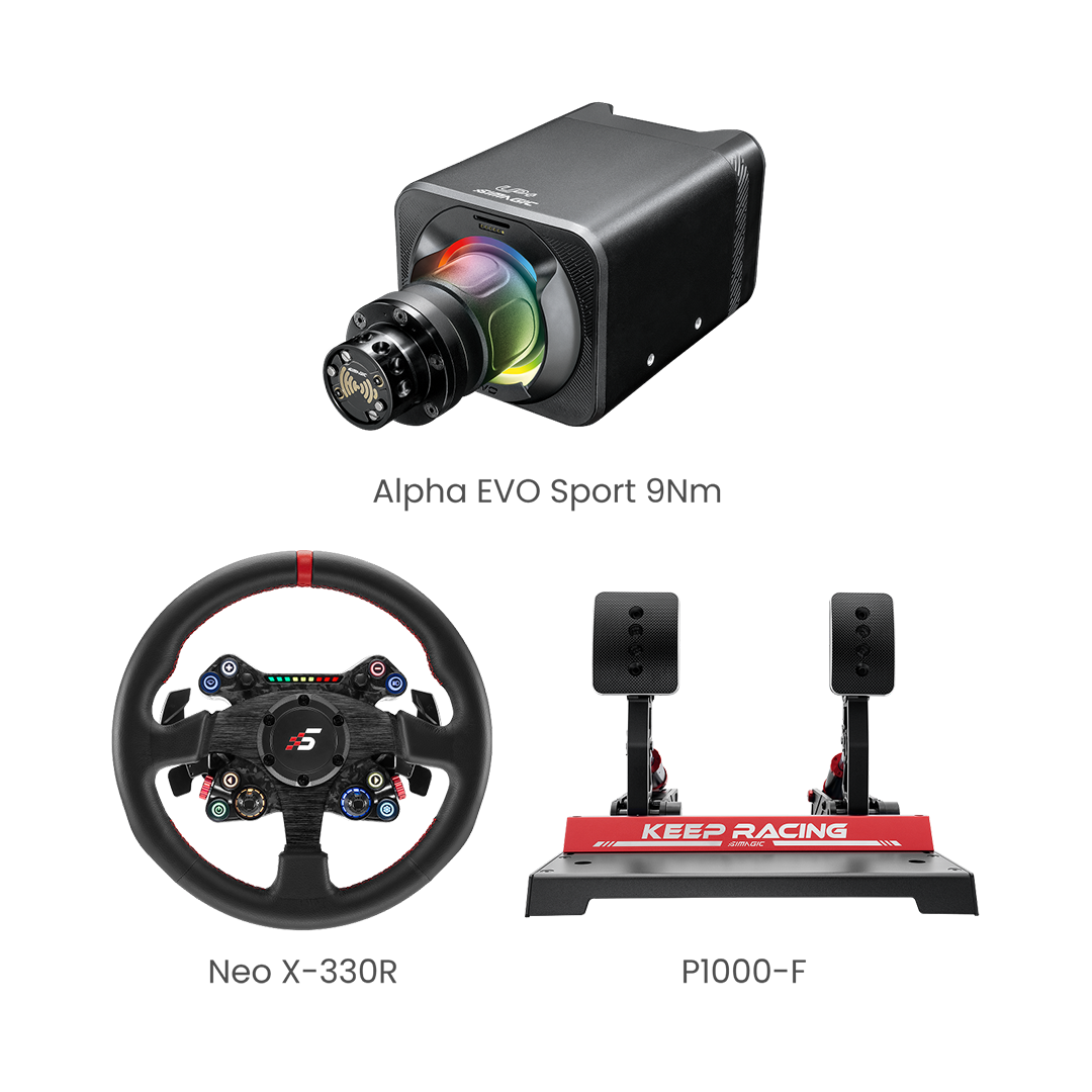 Simagic EVO Sport 9Nm Base 3-Piece Bundle (Pre-Order)