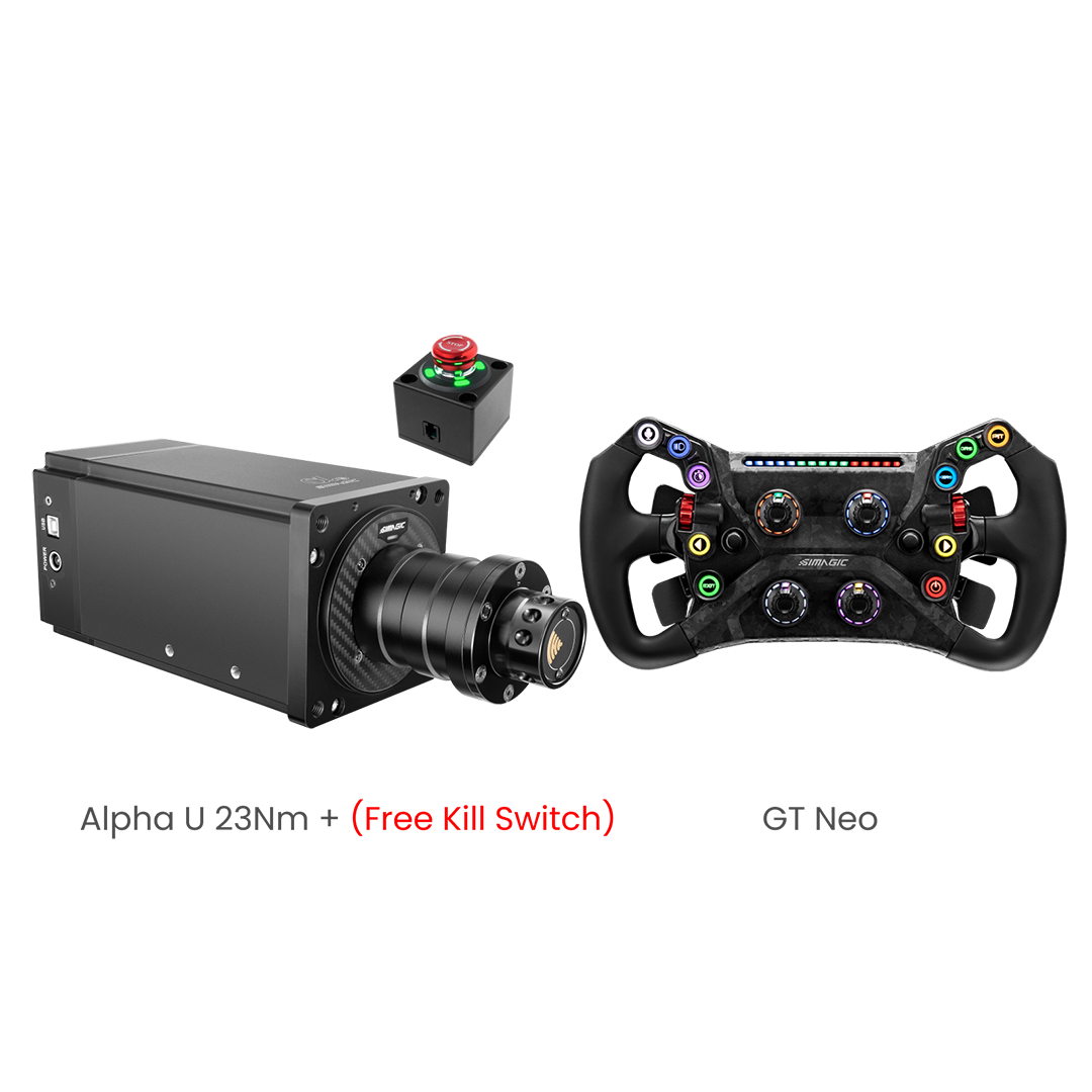 Simagic Alpha U Base 2-Piece Bundle(Pre-Order)
