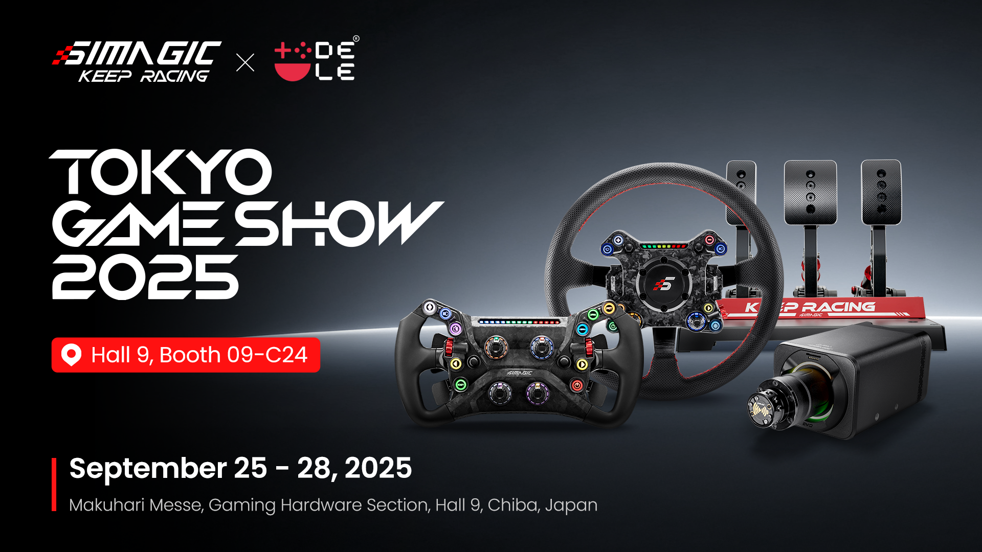 Simagic®澳洲幸运5彩票官网 × DELE – Showcasing the Future of Sim Racing at Tokyo Game Show 2025